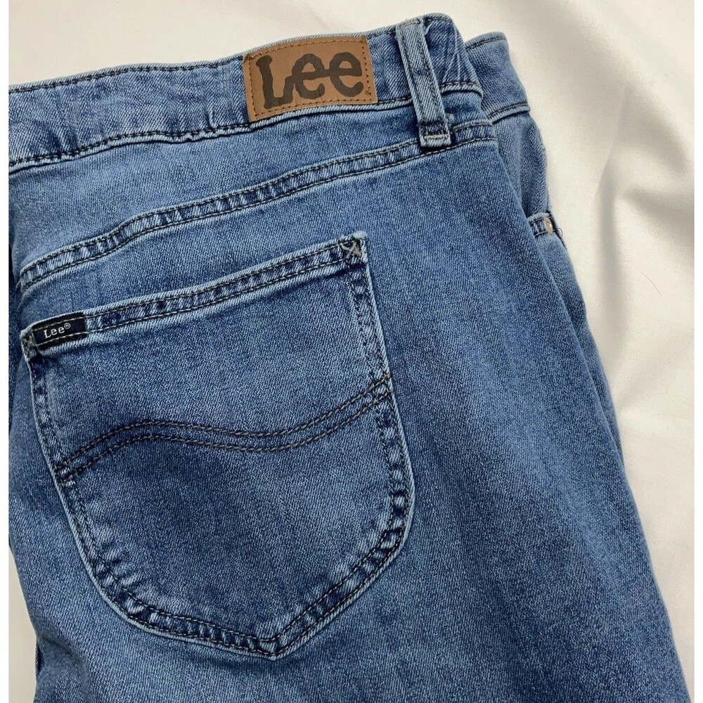 Lee Women’s 20 Long Stretch Bootcut Jeans Plus Size 20L Tall Mid Rise 101CMBEW5